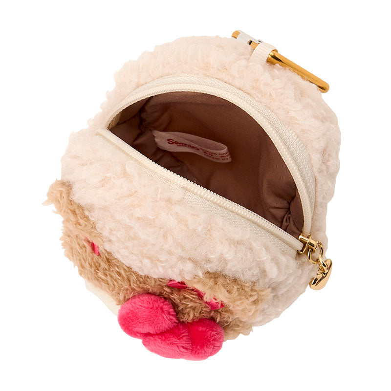 [HELLO KITTY] "Sanrio Cookie Mokomoko Bear" Mini Pouch with Carabiner