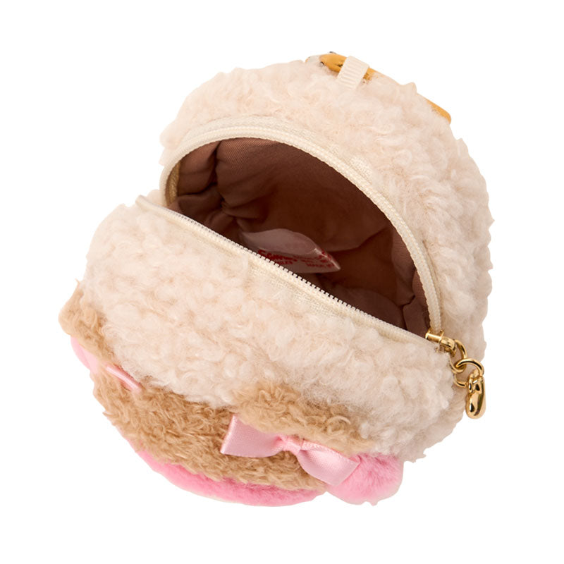 [MY MELODY] "Sanrio Cookie Mokomoko Bear" Mini Pouch with Carabiner