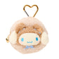 [CINNAMOROLL] "Sanrio Cookie Mokomoko Bear" Mini Pouch with Carabiner