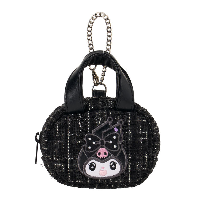 [EARS UP] "Kuromi Pitch Black Mode" Mini Bag Charm