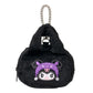 [BAKU HAT] "Kuromi Pitch Black Mode" Mini Bag Charm