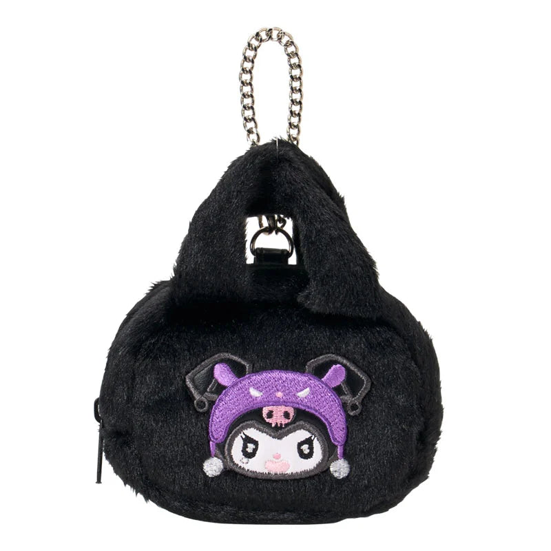 [BAKU HAT] "Kuromi Pitch Black Mode" Mini Bag Charm