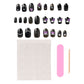 "Kuromi Pitch Black Mode" Nail Tips