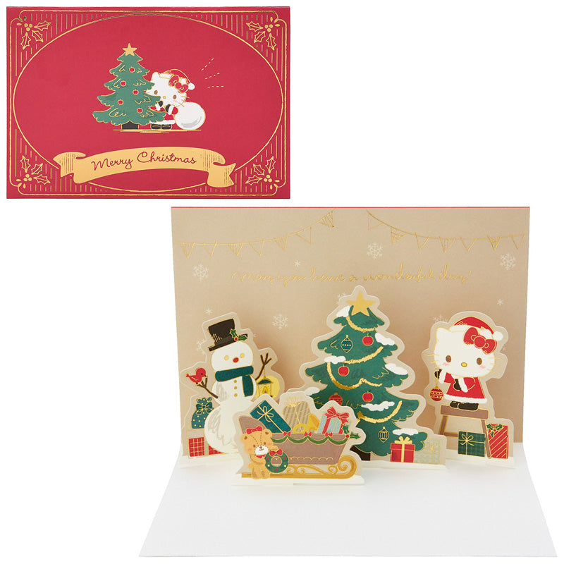 [HELLO KITTY] "Sanrio Christmas Pop Up" Card