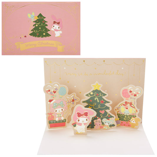 [MY MELODY] "Sanrio Christmas Pop Up" Card