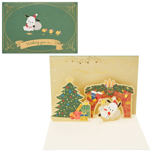 [POCHACCO] "Sanrio Christmas Pop Up" Card
