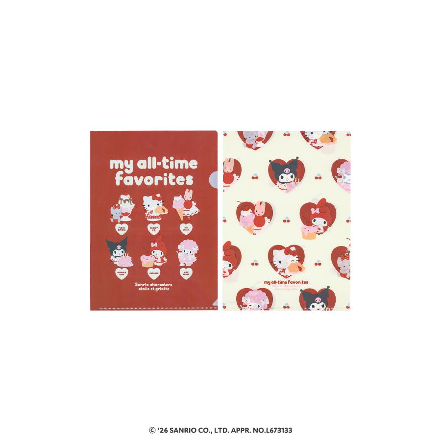 "Sanrio x Etoile et Griotte My All-time Favorites" File Folder Set