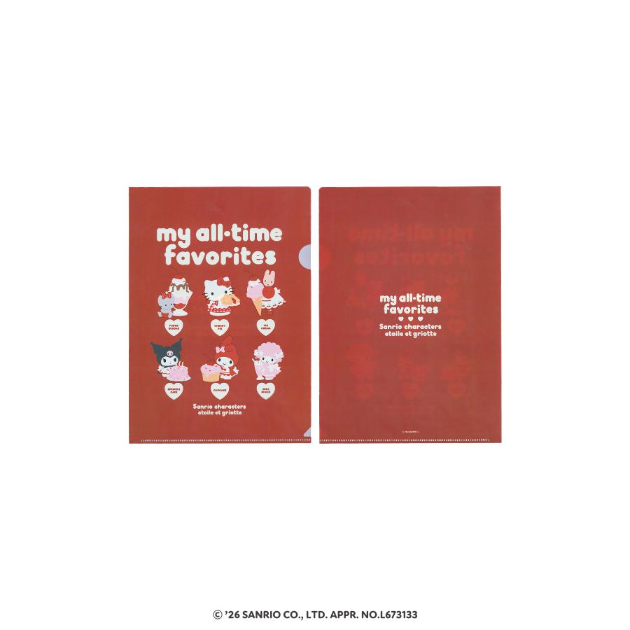 "Sanrio x Etoile et Griotte My All-time Favorites" File Folder Set