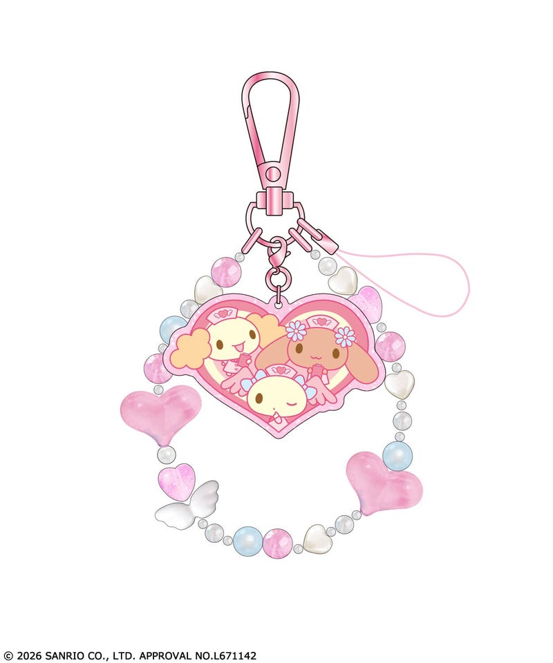 "Cinnamoangels" Bead Phone Strap
