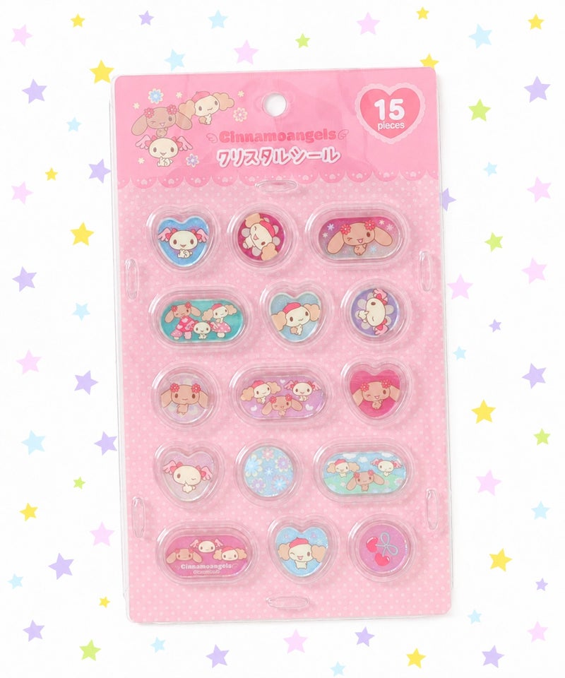 [FLOWER] "Cinnamoangels" Crystal Sticker Sheet