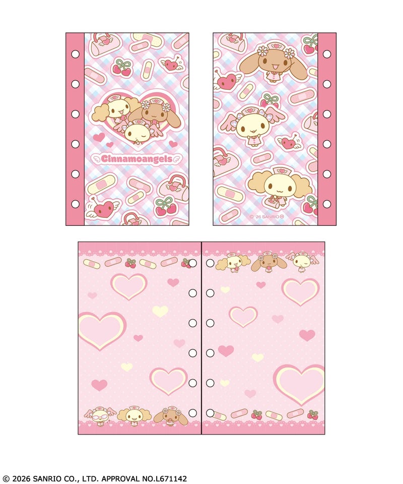 "Cinnamoangels" Sticker Binder Refill