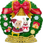 "Sylvanian Families Rocking Christmas Wreath" Figure Set