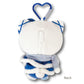 [HELLO KITTY] "Sanrio Blue Winter" Pouch Plush Keychain
