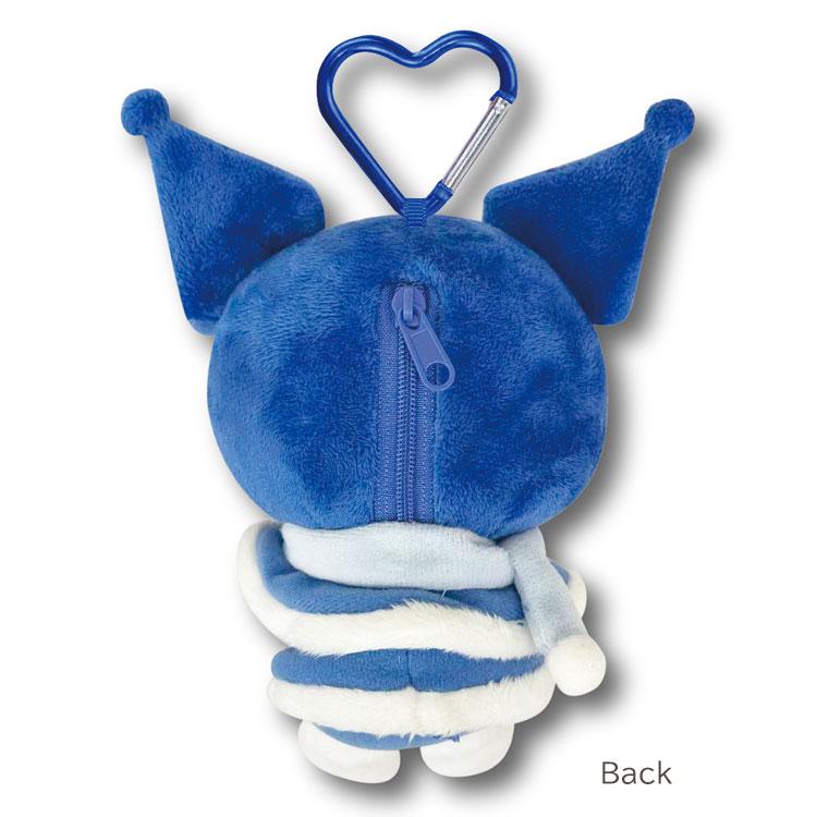 [KUROMI] "Sanrio Blue Winter" Pouch Plush Keychain