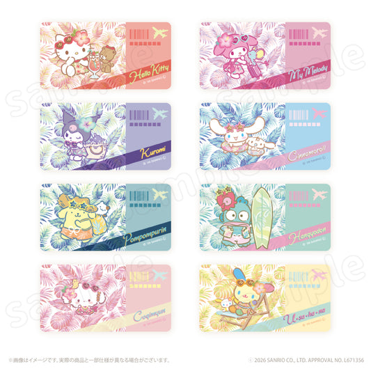 [TICKET STYLE STICKER] "Sanrio Enjoy! Summer Vacation" Blind