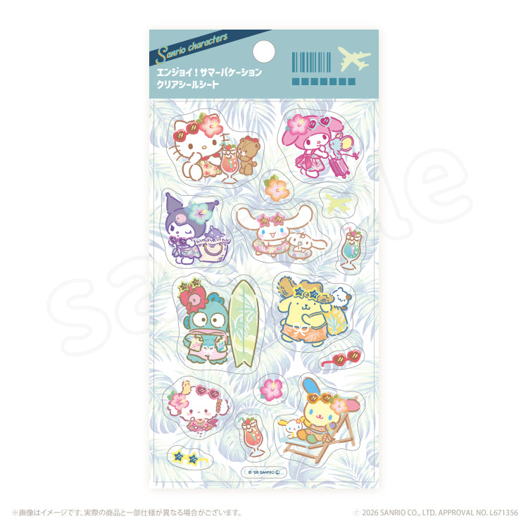 "Sanrio Enjoy! Summer Vacation" Sticker Sheet