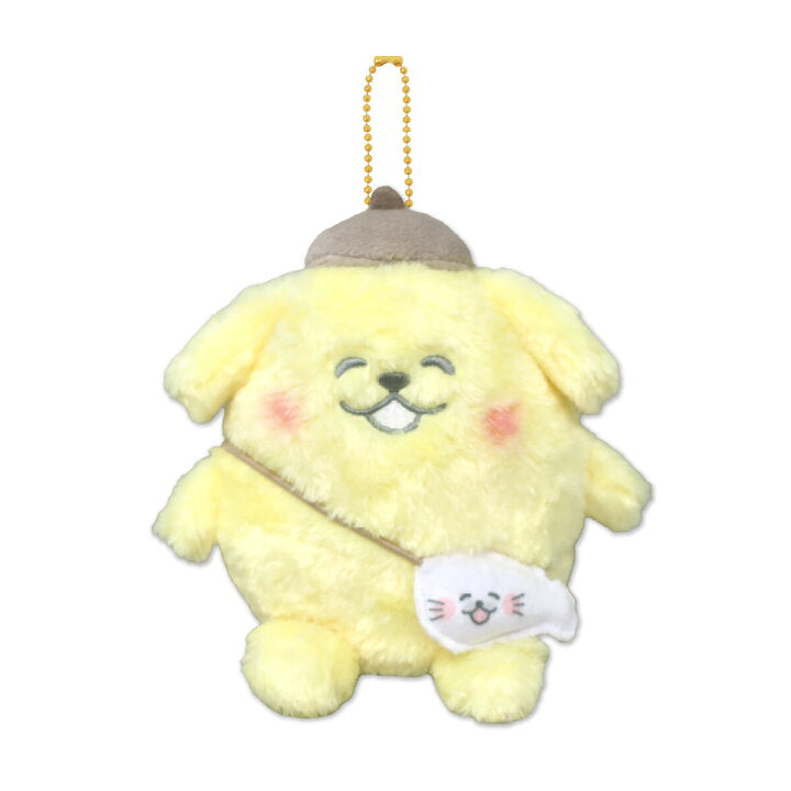[POMPOMPURIN] "Howacoloclub x Sanrio" Plush Keychain