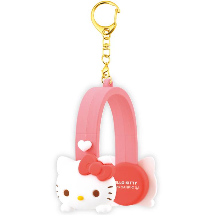 [HELLO KITTY / RED] "Sanrio" Headphone Keychain