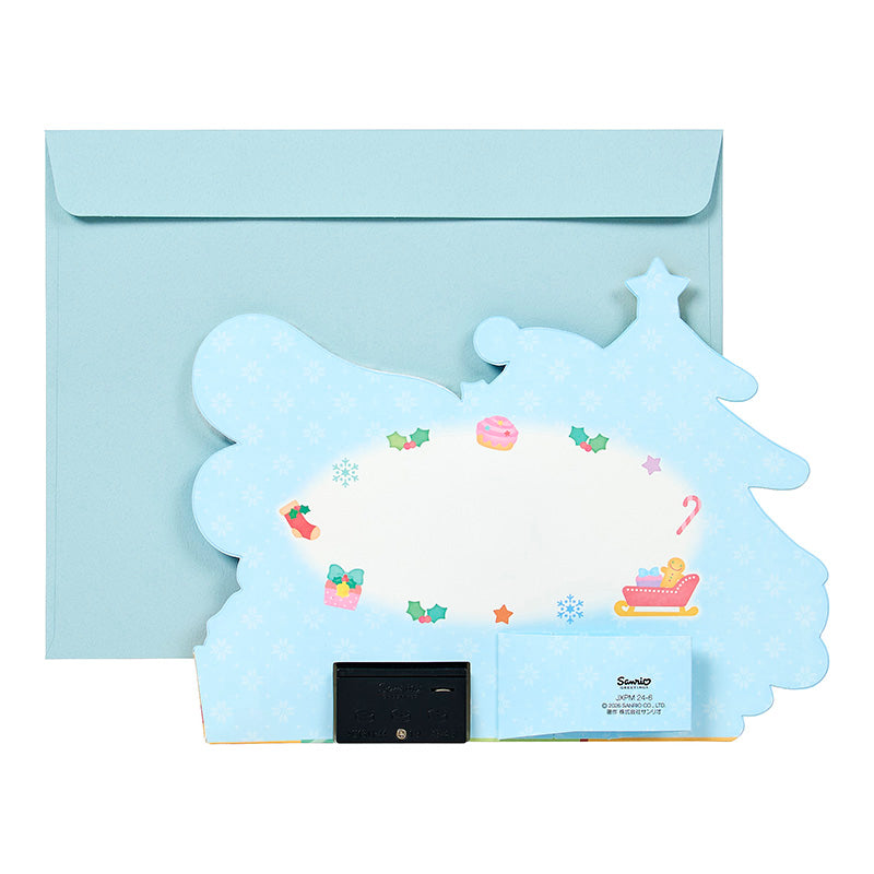 [CINNAMOROLL] "Sanrio Christmas Music Melody" Card