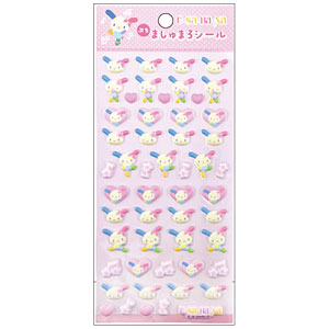 [PINK] "Usahana" Petit Marshmallow Sticker Sheet