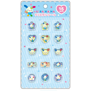 [BLUE] "Usahana" Crystal Sticker Sheet