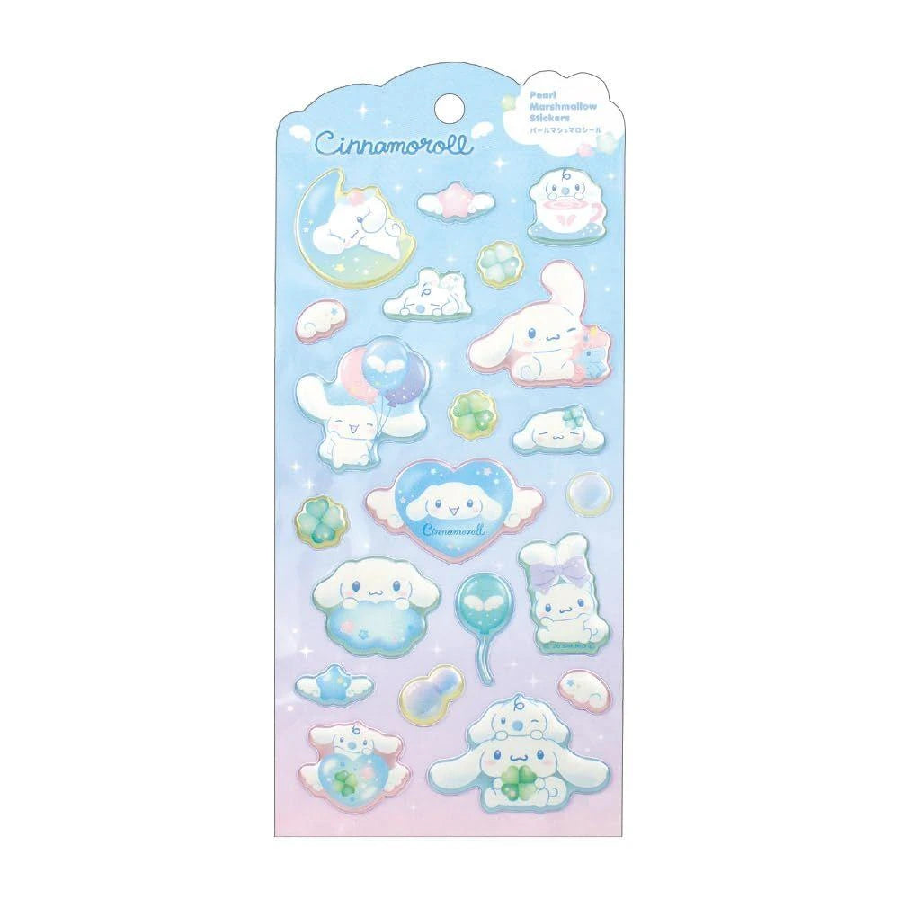 [CINNAMOROLL] "Sanrio Pearl Marshmallow" Sticker Sheet
