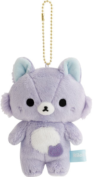 [AWAWA NEKO] "Rilakkuma & Awawa Neko" Plush Keychain