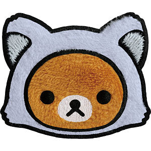 [RILAKKUMA] "Rilakkuma & Awawa Neko" Fluffy Patch Sticker