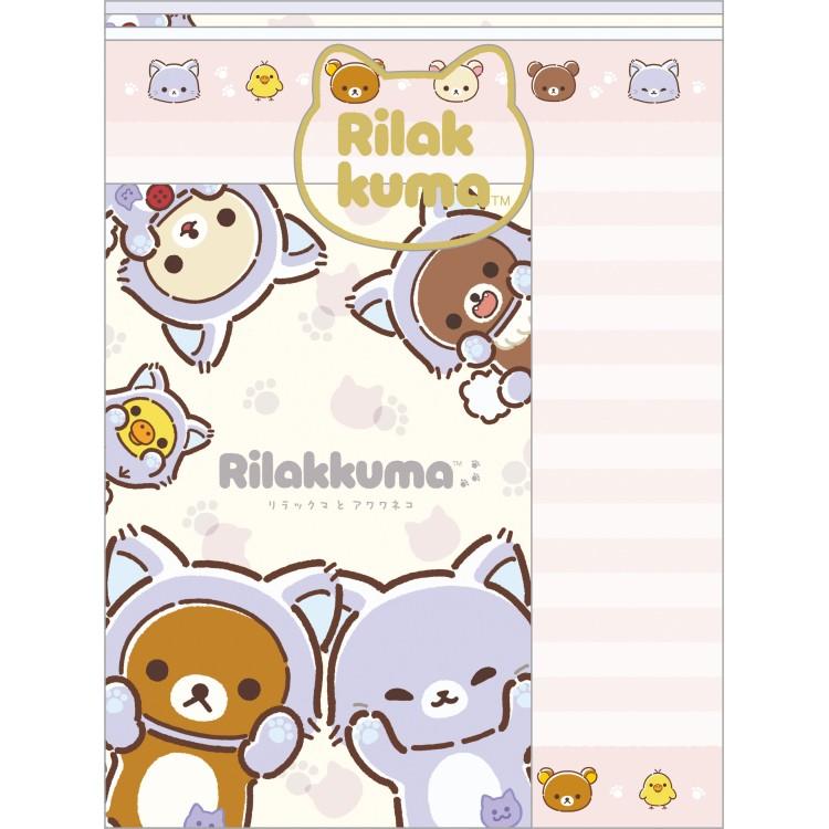 "Rilakkuma & Awawa Neko" Letter Set