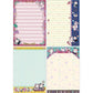 [PINK] "Sentimental Circus Tonight, at the Black & White Kogumaza Tea Salon" A6 Memo Pad