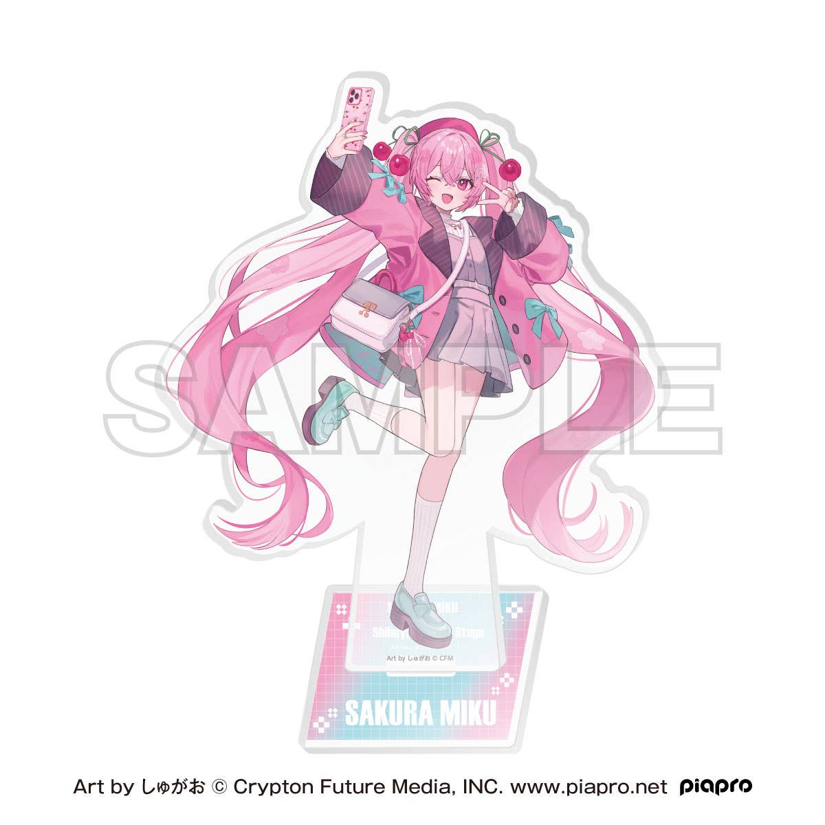 [SELFIE] "Sakura Miku x Shibuya Sakura Stage Art by Shugao" Acrylic Stand