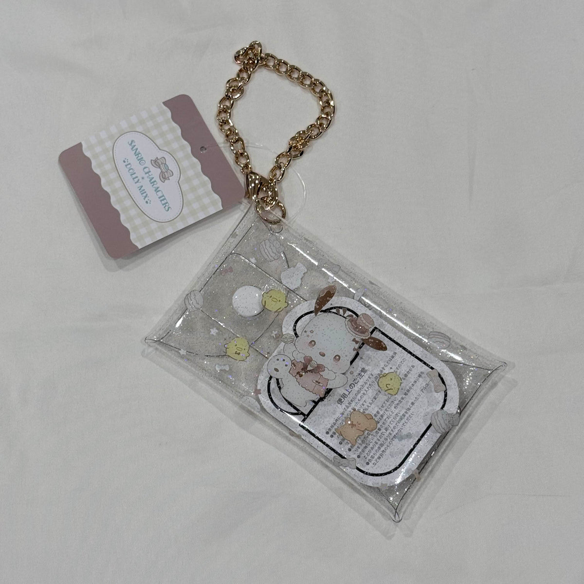 [POCHACCO] "Sanrio x DOLLY MIX" Small Clear Multi Case