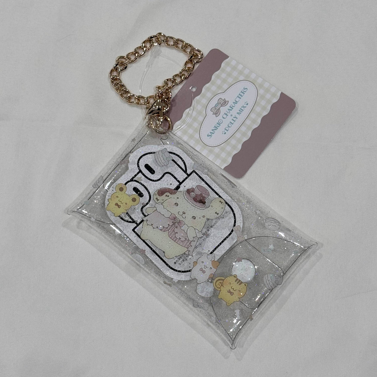 [POMPOMPURIN] "Sanrio x DOLLY MIX" Small Clear Multi Case