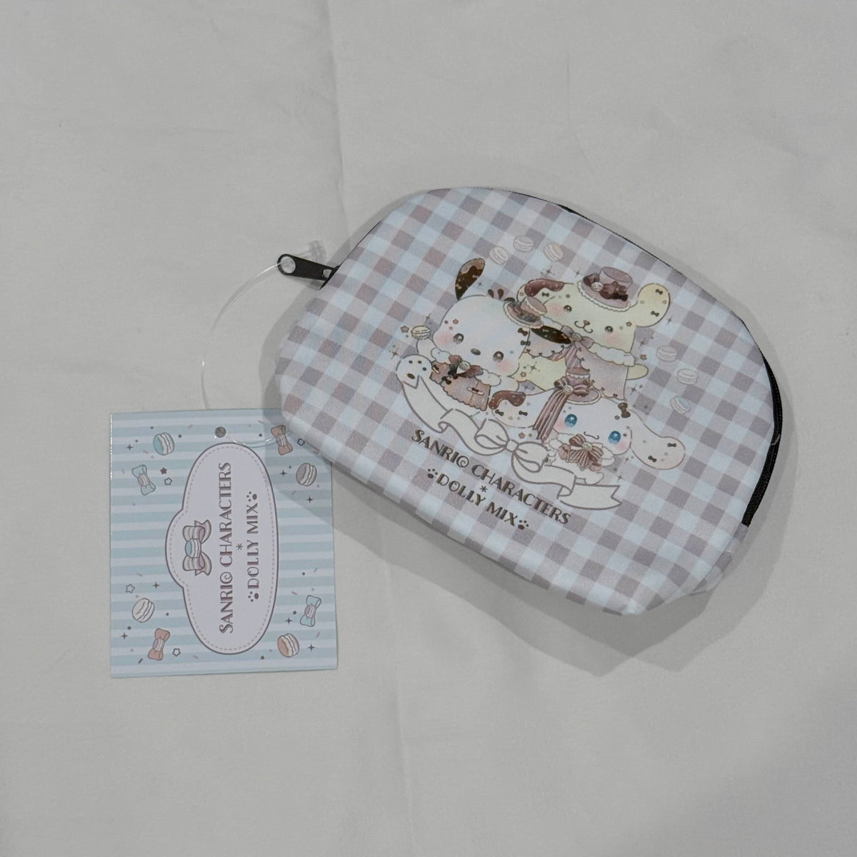 [BROWN] "Sanrio x DOLLY MIX" Shell Type Tissue Pouch