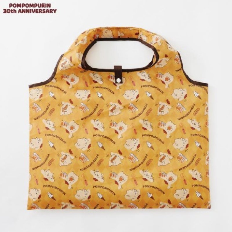[YELLOW] AVAIL "Pompompurin 30th Anniversary" Folding Eco Bag