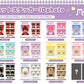 "Monchhichi Memory Cut Sticker ID Photo" Blind