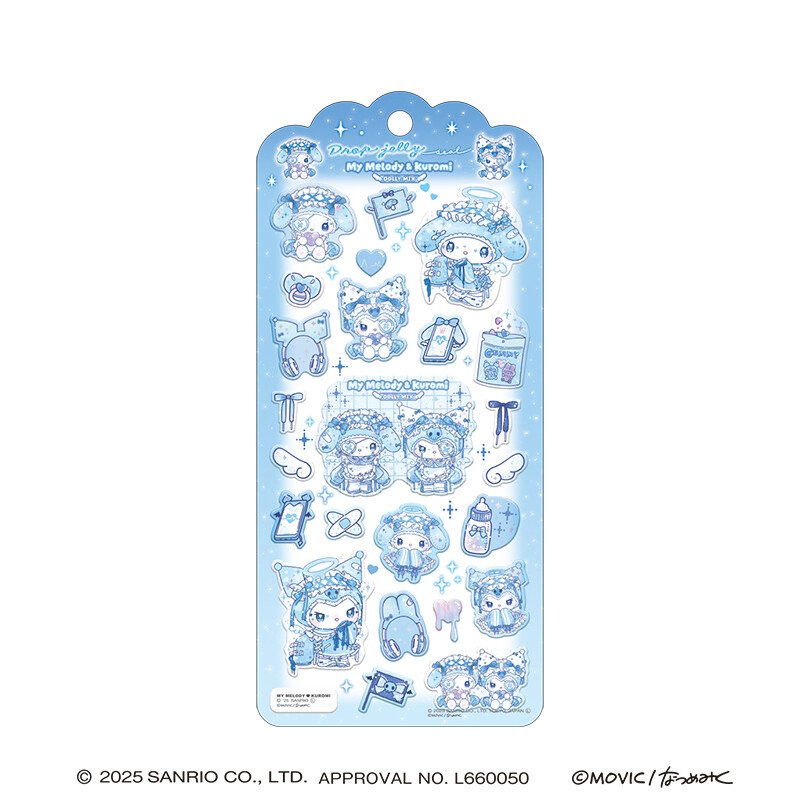 "My Melody x Kuromi DOLLY MIX" Sticker Sheet