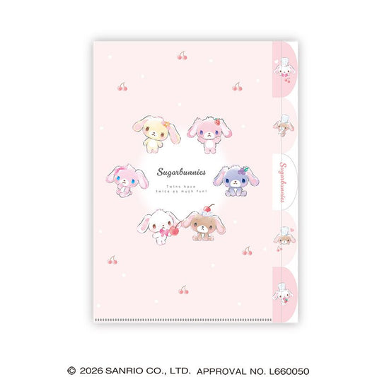 "Sugarbunnies Cherry Pink" 5P File Folder