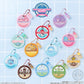 "Sanrio Milk Cap Keychain & Chocolate" Blind