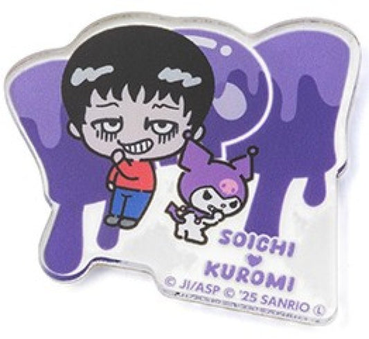 KUROMI / SOICHI] "Junji Ito & Sanrio Characters Nakayoshi Deformed" Acrylic Sticker