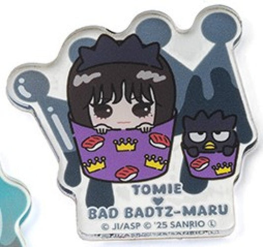 [BADTZ MARU / TOMIE] "Junji Ito & Sanrio Characters Nakayoshi Deformed" Acrylic Sticker