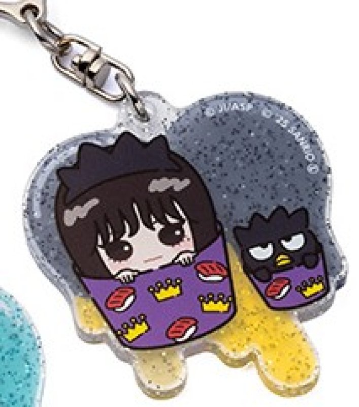 [BADTZ MARU / TOMIE] "Junji Ito & Sanrio Characters Nakayoshi Deformed" Glitter Acrylic Keychain