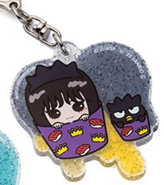 [BADTZ MARU / TOMIE] "Junji Ito & Sanrio Characters Nakayoshi Deformed" Glitter Acrylic Keychain