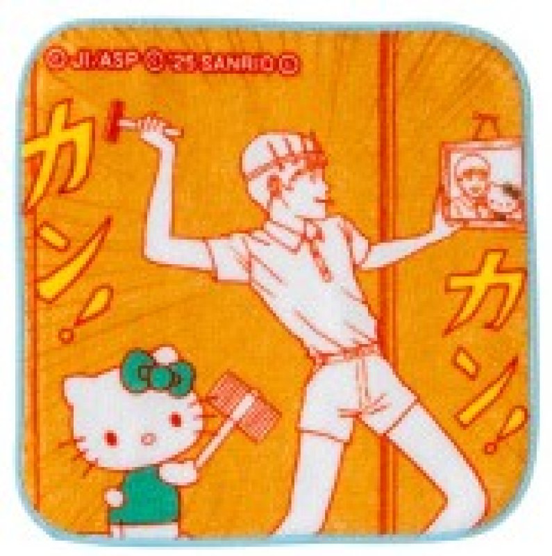 [HELLO KITTY / SOICHI] "Junji Ito & Sanrio Parody" Mini Towel