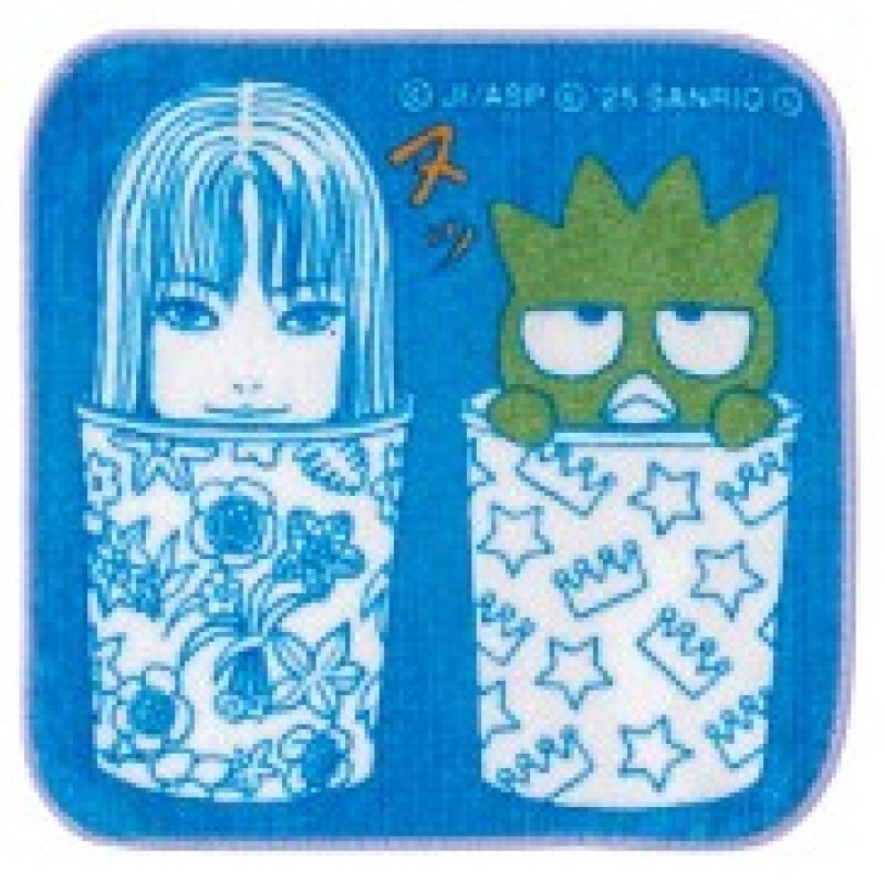 [BADTZ MARU / TOMIE] "Junji Ito & Sanrio Parody" Mini Towel