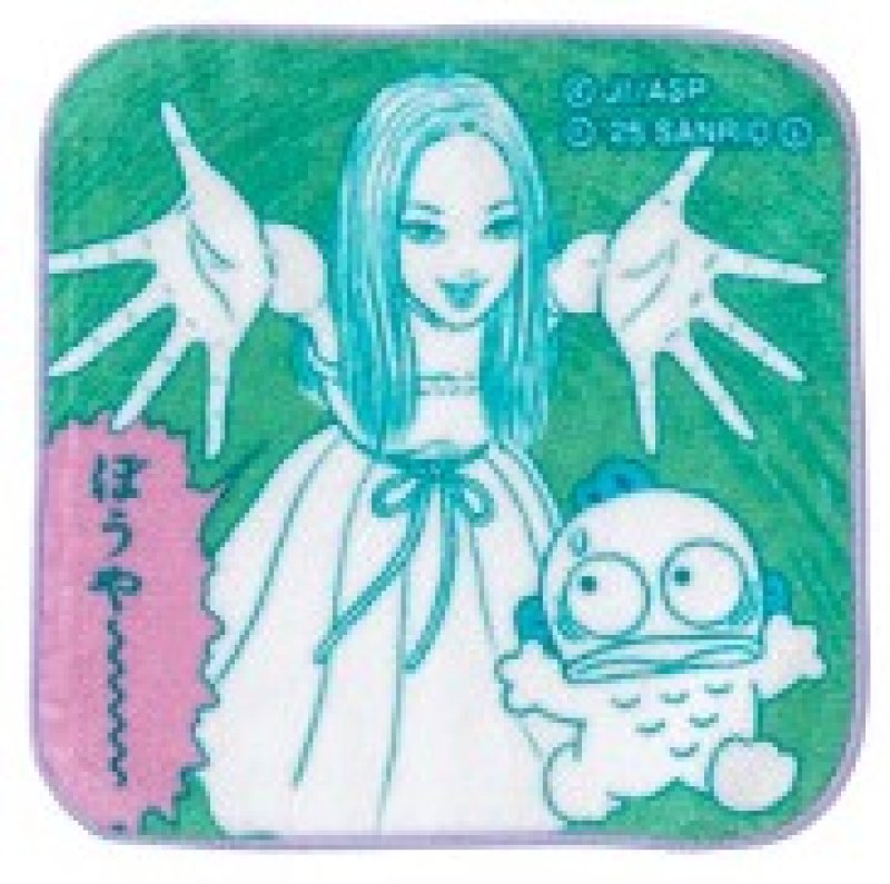 [HANGYODON / TOMIE] "Junji Ito & Sanrio Parody" Mini Towel