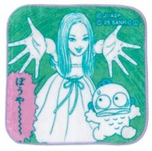 [HANGYODON / TOMIE] "Junji Ito & Sanrio Parody" Mini Towel