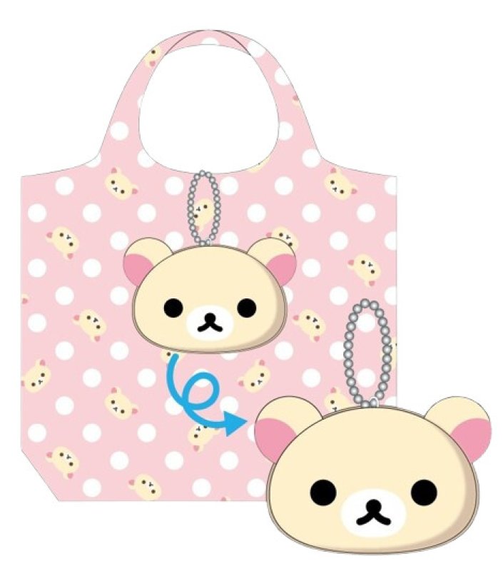 "Korilakkuma" Eco Bag with Pouch