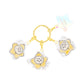 [STAR SWADDLE] "Chiikawa Baby" 3-PIECE Charm Set