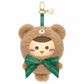 [KURIMANJU] "Chiikawa Kiramekko Teddy Bear" Pendant Plush Keychain